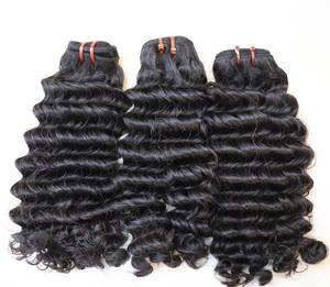 Cabello natural de trama rizada de pelo crudo vietnamita con precio al por mayor extensiones de cabello humano - Product Image 1