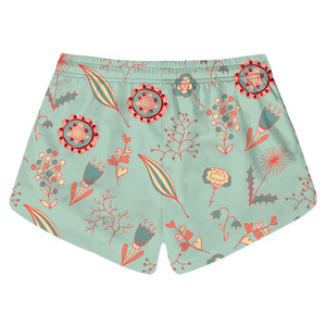 Shorts de plage d'été pour femmes pour les sports nautiques séchage rapide impression de fleurs 3D avec poche de planche de surf Mini troncs pour le surf Feminino - Product Image 2