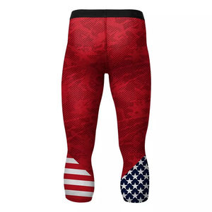 Prix d'usine bas quantité minimale de commande pantalons de compression personnalisés pour hommes, collants de course pour entraînement athlétique à sec frais Leggings athlétiques - Product Image 2