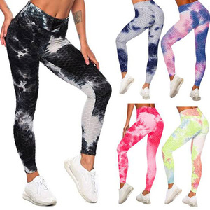 Collants de yoga pour femmes en tricot moyen de haute qualité, tendance 2025, vêtements de sport pour la course à pied et la salle de sport, impression personnalisée, taille - Product Image 6