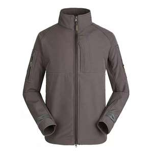 Chaqueta suave para hombre Logotipo personalizado Soft Shell Impermeable Cortavientos Chaqueta Softshell de poliéster para hombre EE. UU. - Product Image 5