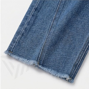 Jeans skinny taille haute pour femmes, style droit, denim de haute qualité, coupe slim, décontracté, tendance, streetwear, pantalon - Product Image 6