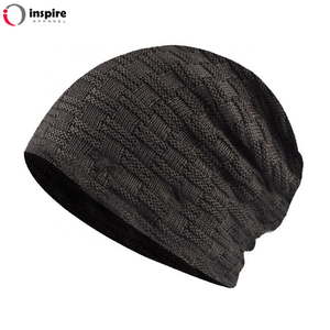 หมวกไหมพรมถักแบบใหม่ขายส่ง ปรับแต่งได้ หมวกบีนนี่สำหรับผู้หญิงฤดูหนาว วัสดุดีเยี่ยมจาก Inspire Apparel - Product Image 4