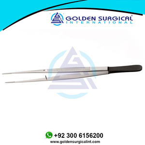 Fórceps de vendaje quirúrgico Potts Smith Dientes dentados Acero inoxidable | Instrumentos quirúrgicos de un solo uso Instrumentos de pilling - Product Image 3