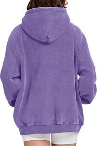 Sudaderas con Capucha Extra Grandes para Mujer, Sudaderas Gruesas para Parejas, Sudaderas Vintage con Lavado Ácido, Modelo 2026 - Product Image 4