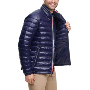 Blouson d'hiver en toile pour homme avec capuche, couleur et taille personnalisées, imperméable et coupe-vent, respirant, votre logo - Product Image 5