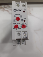 Timer Digital Mekanis 2ASDTO GIC 240V 50/60Hz Ramah Lingkungan Penggunaan Industri Kontrol Otomatis Material PVC 5A Pengaturan Maksimal 120 detik