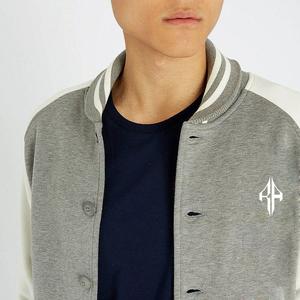 Chaqueta universitaria transpirable con cuello acanalado, nueva chaqueta de invierno con logotipo personalizado más vendida, 100% poliéster de ATLANTIC - Product Image 3