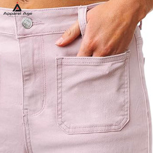 Capris de Mujer de Alta Calidad para Uso Casual, Color Sólido, Top Ventas, Precio Económico, Jeans Capris para Adultos - Product Image 5