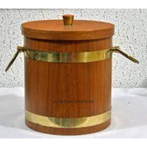 Tinas de bebidas de gran tamaño de Metal de calidad superior con acabado antiguo de cobre con textura martillada, Cubo de vino y hielo a un precio impresionante - Product Image 3