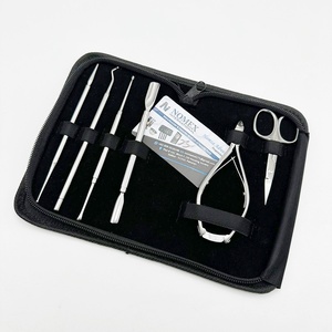 Outils de manucure pour le soin des ongles Poussoirs à cuticules avec outils d'art des ongles Poussoirs à ongles en acier inoxydable massif Silver Colo originaux - Product Image 6