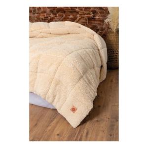 Couette en coton double crème, couette en peluche de luxe - Product Image 1