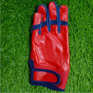 Guantes de bateo de béisbol Unisex de alta calidad, característica antideslizante de cuero ligero, suave profesional para jóvenes adultos personalizables - Product Image 4