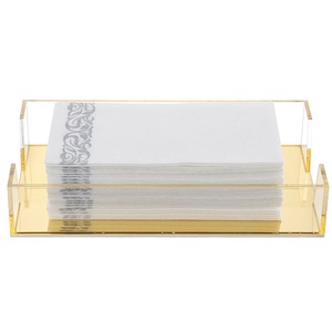 Boîte à mouchoirs en verre transparent élégant porte-mouchoirs décoratif de conception personnalisée créative pour hôtels restaurants maisons - Product Image 1