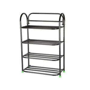 Estante de exhibición de almacenamiento de hierro y Metal de diseñador, calidad Superior, forma personalizada, estante de Metal de Color negro, gran oferta, organización del hogar - Product Image 1