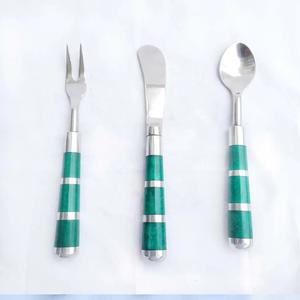 Conjunto de cubiertos de acero inoxidable para restaurante, Set de Cubiertos con mango de Color plateado, tenedor de mesa - Product Image 5
