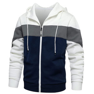 Sudadera con capucha de color sólido personalizada 330GSM para hombre, fabricante al por mayor, ropa de calle, sudaderas con cremallera personalizadas - Product Image 1
