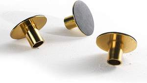 Candelabros cónicos de latón puro elegantes, candelabro de boda para decoración del hogar y Navidad con embalaje de cartón - Product Image 3