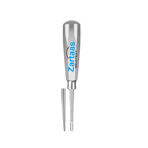 Elevador de raíz dentada Dental no estéril de acero inoxidable de alta calidad, fabricante de instrumentos dentales rectos de 4,0mm - Product Image 2