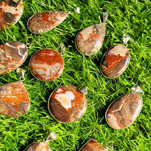 ที่ดีที่สุดเกรดเสือดาวผิว Cabochon คุณภาพสูงเสือดาวผิวหลวมอัญมณี Cabochon หลวมจี้โลหะสําหรับเครื่องประดับ - Product Image 2