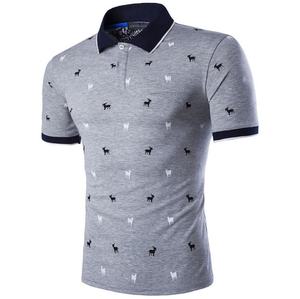 Camiseta de Algodón y Poliéster para Hombre de Alta Calidad, Más Vendida, con Logotipo Personalizado, Transpirable, Deportiva, de Golf, para Polo, Tallas Grandes, al por Mayor, Fitness - Product Image 1