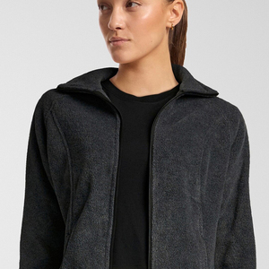 แจ็กเก็ตขนแกะขั้วโลกสำหรับผู้หญิงระบายอากาศได้ดีมีซิปคอตั้งสำหรับกีฬาฤดูหนาวกลางแจ้งปีนเขาตั้งแคมป์ทำงาน - Product Image 3