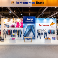 Stand d'exposition modulaire rétroéclairé SEG sur mesure 10x20 20x20 30x30 pieds pour présentation de marque de vêtements lors de MAGIC Las Vegas COTERIE