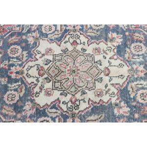 Tapis turc vintage 5,1x9 pieds, tapis persan en laine rouge - Product Image 5