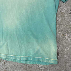 Kivotech-Camiseta con degradado desgastado para hombre, ropa de manga corta informal lavada de gran tamaño, venta al por mayor - Product Image 4