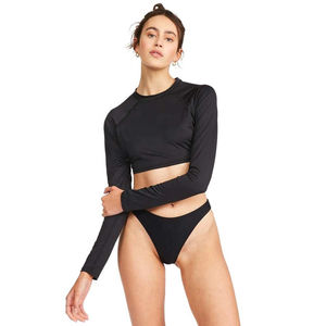 High Quality Women's <b>Long</b> Sleeve Rash Guard Swim Wear Breathable Padded <b>Beach</b> Water Sports UPF50 Eco-Friendly - Product Image 6