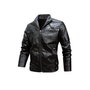 Veste en cuir véritable pour homme en cuir de vache respirant Vente chaude Mode tendance Look Veste en cuir véritable d'hiver pour homme - Product Image 3