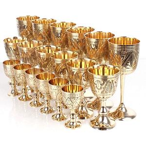 Vaso de copa de vino de acero inoxidable, vasos de Metal de doble pared para cóctel, accesorios para Bar - Product Image 6