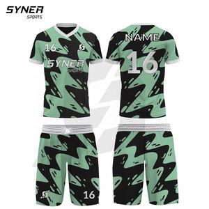 Ensemble de maillots de football personnalisables pour adultes, vêtements de sport à manches courtes, uniformes de football et kits pour vêtements de sport d'équipe - Product Image 2