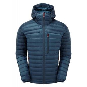 Abrigo de invierno a la moda para hombre, recién llegado, sólido, grueso, cálido, con capucha, acolchado, con cuello levantado, tela de lona - Product Image 4