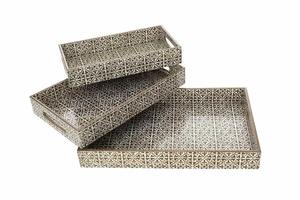 Plateau de service en bois émaillé pour usage quotidien, plateau à nourriture pour la salle à manger - Product Image 2