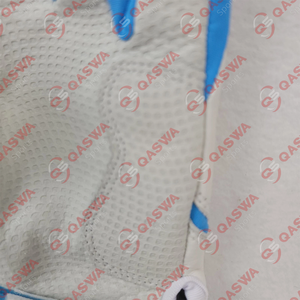 Gants de frappeur de baseball Manchette longue Blanc Bleu Cabretta Cuir Gants de baseball très durables - Product Image 4