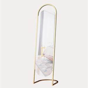 Espejo de piso de metal dorado Espejo de pie de longitud completa Hogar Dormitorio Sala de estar 18 "x 67" - Product Image 3