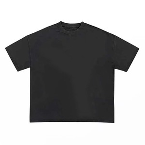 Venta al por mayor personalizado Plus Size 100% algodón Hip-hop marca diseñador hombres camisetas Oversize T Shirt - Product Image 6