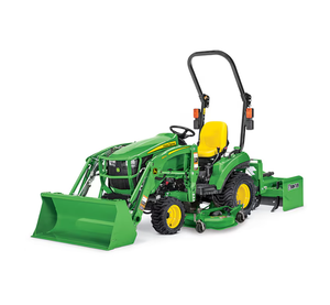 Tractores compactos modernos de 26HP con motor ecológico de bajas emisiones en venta con 1 dispositivo de carga frontal de acoplamiento rápido. - Product Image 5