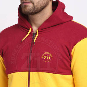 Survêtement à capuche pour hommes de qualité supérieure coupe-vent respirant 100% coton écologique décontracté Street Wear Logo personnalisé grande taille hiver - Product Image 6