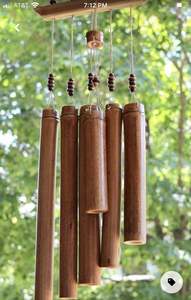 Campanas de Viento de Bambú Natural - Decoración Hecha a Mano - Vietnam - Para un Ambiente Relajante al Aire Libre - Marca Viet Fargimex - Product Image 5