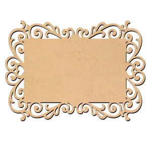 แผ่นป้ายชื่อติดผนัง MDF ฐานหน้าต่างบ้านและอุปกรณ์เสริมแผ่นป้ายชื่อติดผนัง - Product Image 5