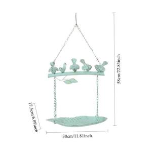 Adornos de cadena de adornos de pájaros de Navidad decoraciones colgantes para fiesta en casa boda Festival celebración suministros personalizados - Product Image 5