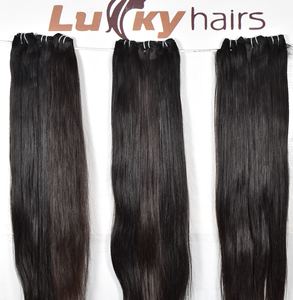 Venta al por mayor precio de fábrica Extensiones de cabello virgen crudo Cutícula virgen alineada Templo indio Cabello humano - Product Image 6