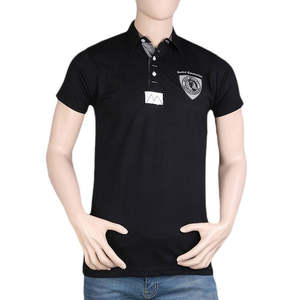 Camiseta Polo Elegante para Hombre - Negra - Product Image 3