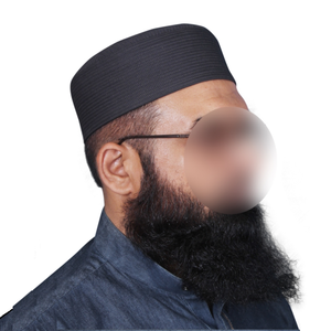 หมวกคลุมผมแบบมีซับในอย่างดี ดีไซน์ทันสมัย สำหรับชาวมุสลิม เหมาะสำหรับสวมใส่ในพิธีกรรมทางศาสนา  แฟชั่นอิสลาม หมวกมารฮาบา สำหรับผู้ชาย - Product Image 5