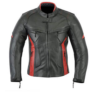 Vestes de moto pour hommes à bas prix de haute qualité Veste de moto pour hommes à contraste de couleur au design unique - Product Image 1