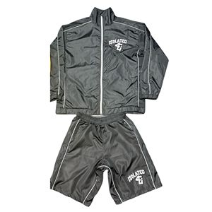 Ropa deportiva de estilo urbano ligero para hombre, conjunto corto cortavientos, chaqueta bordada, pantalones cortos para verano, ropa de calle, atuendo Atlético - Product Image 2