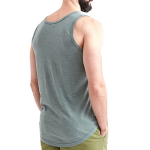 Débardeurs de sport d'été pour hommes en coton/fibre de bambou tricotés, respirants, séchage rapide, coupe ajustée, design ample, pour entraînement en extérieur, vente en gros - Product Image 2
