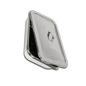 ถาดใส่เครื่องมือผ่าตัด Mayo Tray Design สำหรับอุปกรณ์ทางการแพทย์ ทันตกรรม และสัก ทำจากสแตนเลสชุบ ได้รับการรับรองมาตรฐาน CE - Product Image 3